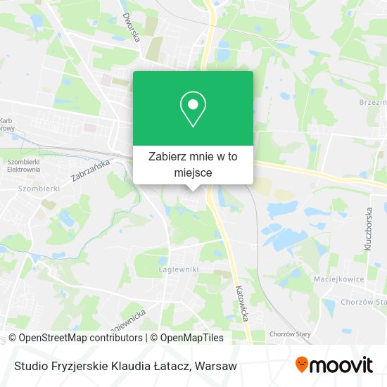 Mapa Studio Fryzjerskie Klaudia Łatacz