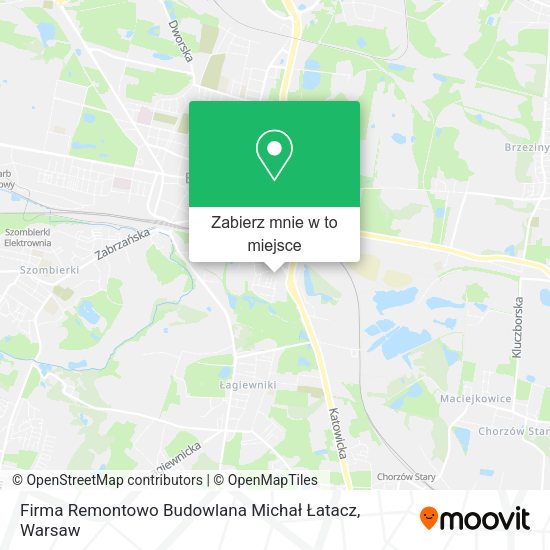 Mapa Firma Remontowo Budowlana Michał Łatacz