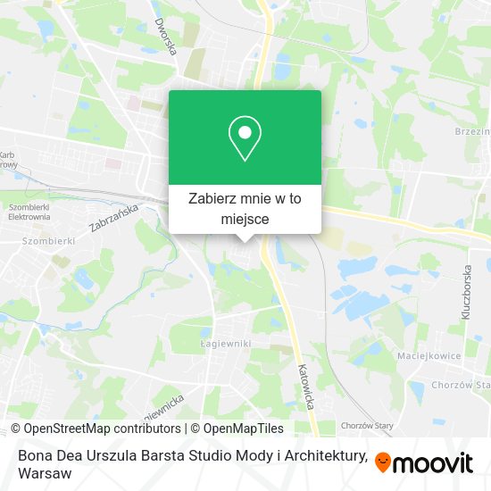 Mapa Bona Dea Urszula Barsta Studio Mody i Architektury