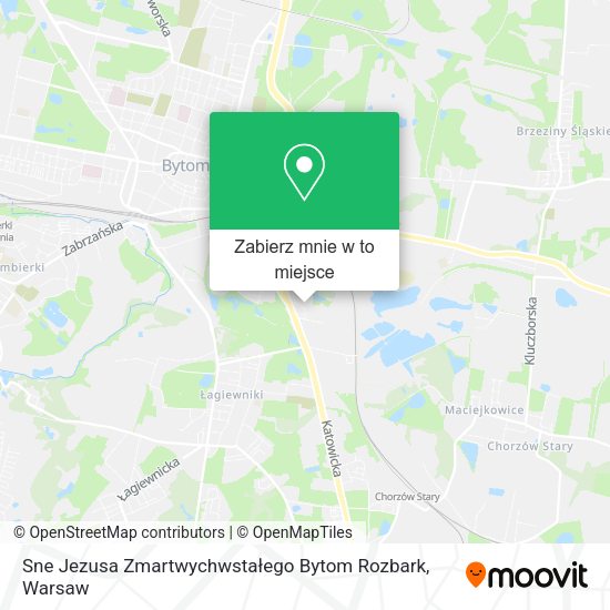 Mapa Sne Jezusa Zmartwychwstałego Bytom Rozbark