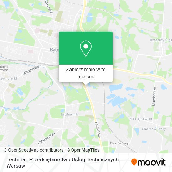 Mapa Techmal. Przedsiębiorstwo Usług Technicznych