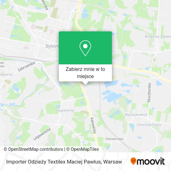 Mapa Importer Odzieży Textilex Maciej Pawlus