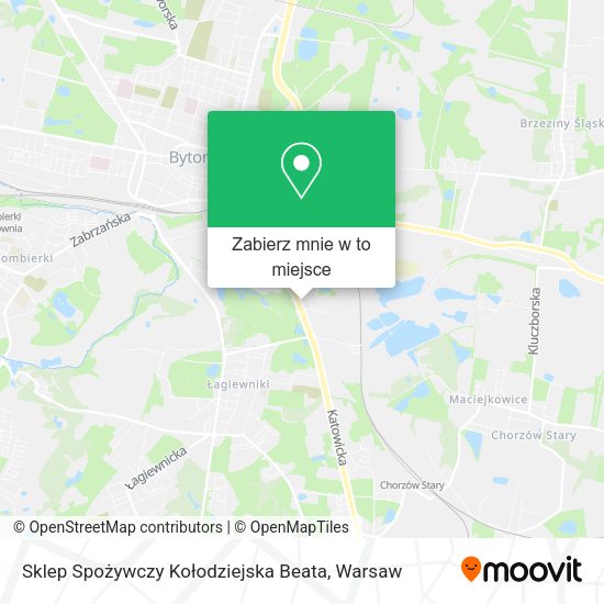 Mapa Sklep Spożywczy Kołodziejska Beata