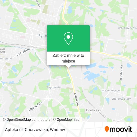 Mapa Apteka ul. Chorzowska