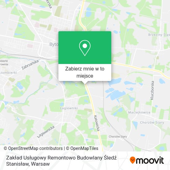 Mapa Zakład Usługowy Remontowo Budowlany Śledź Stanisław