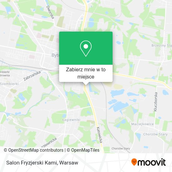 Mapa Salon Fryzjerski Kami