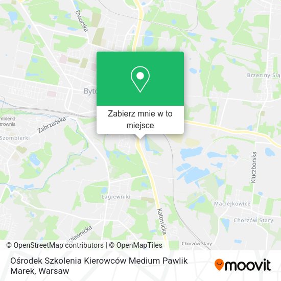 Mapa Ośrodek Szkolenia Kierowców Medium Pawlik Marek