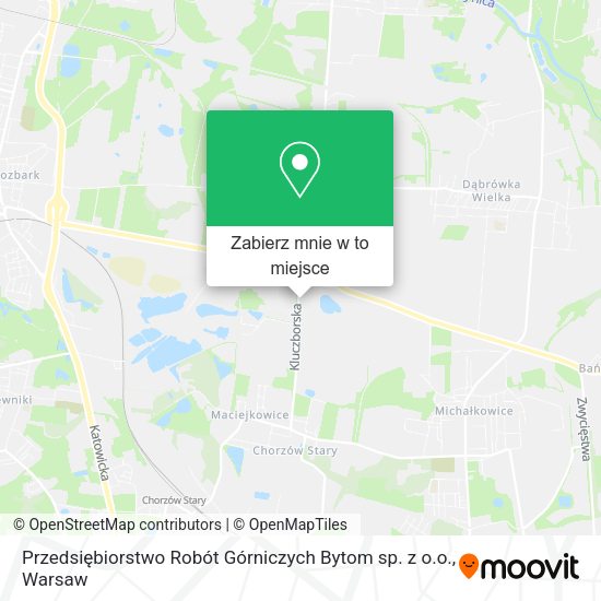 Mapa Przedsiębiorstwo Robót Górniczych Bytom sp. z o.o.