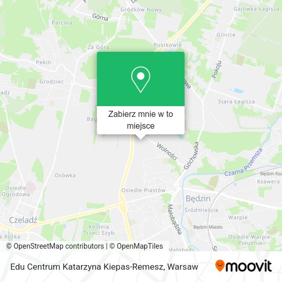 Mapa Edu Centrum Katarzyna Kiepas-Remesz