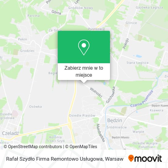 Mapa Rafał Szydło Firma Remontowo Usługowa