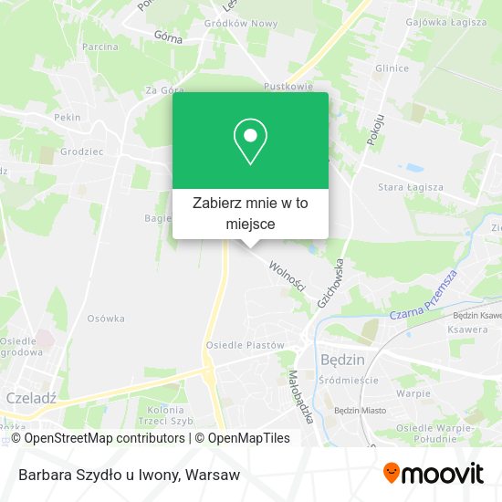 Mapa Barbara Szydło u Iwony