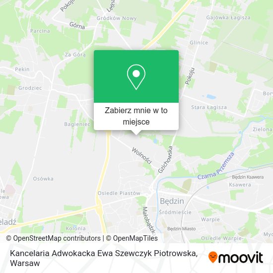 Mapa Kancelaria Adwokacka Ewa Szewczyk Piotrowska