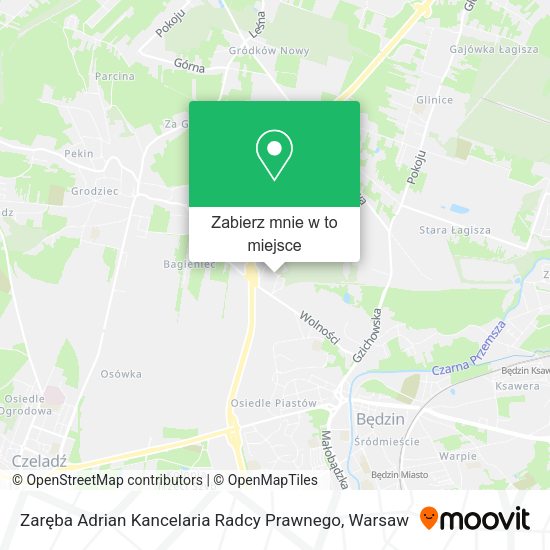 Mapa Zaręba Adrian Kancelaria Radcy Prawnego