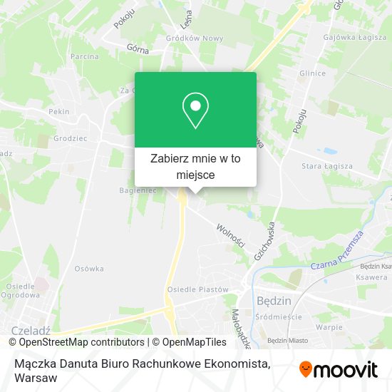 Mapa Mączka Danuta Biuro Rachunkowe Ekonomista