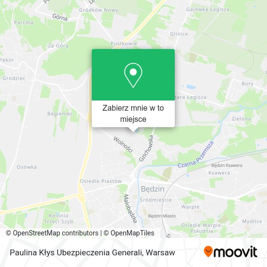 Mapa Paulina Kłys Ubezpieczenia Generali