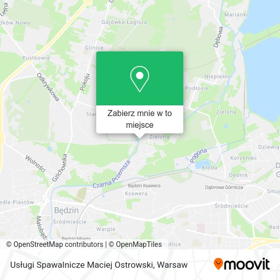 Mapa Usługi Spawalnicze Maciej Ostrowski