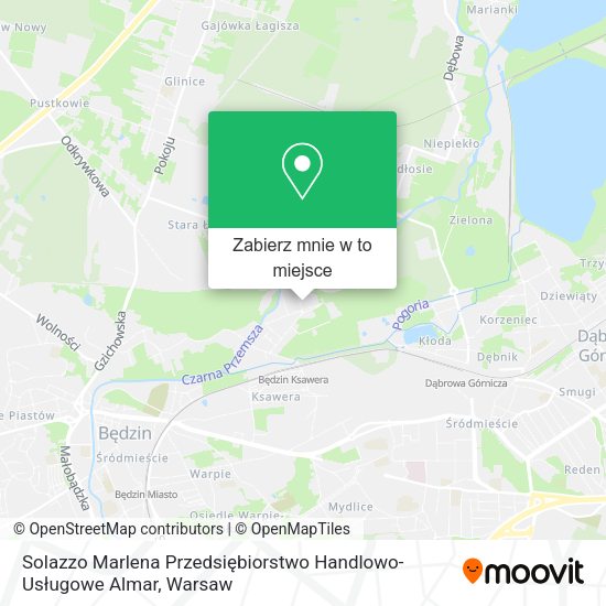 Mapa Solazzo Marlena Przedsiębiorstwo Handlowo-Usługowe Almar