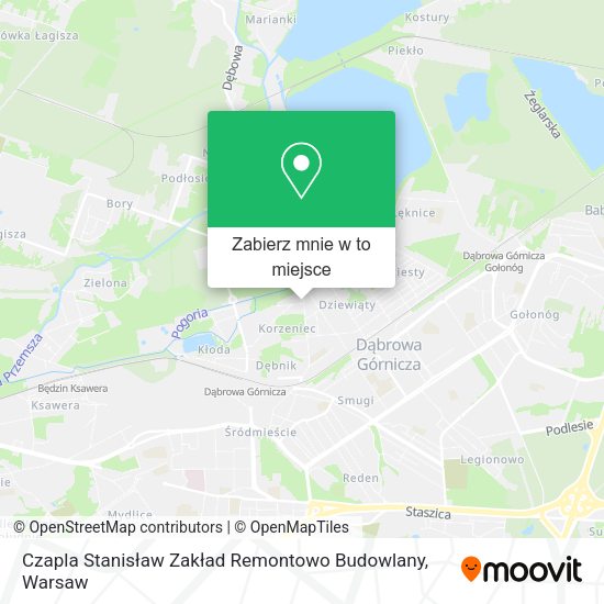 Mapa Czapla Stanisław Zakład Remontowo Budowlany