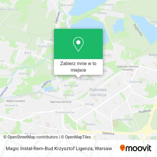 Mapa Magic Instal-Rem-Bud Krzysztof Ligenza