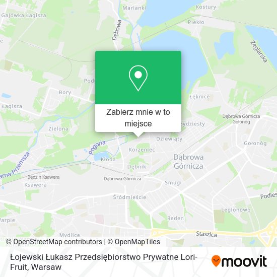 Mapa Łojewski Łukasz Przedsiębiorstwo Prywatne Lori-Fruit