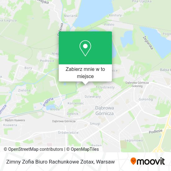 Mapa Zimny Zofia Biuro Rachunkowe Zotax