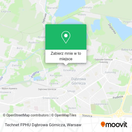 Mapa Technet FPHU Dąbrowa Górnicza