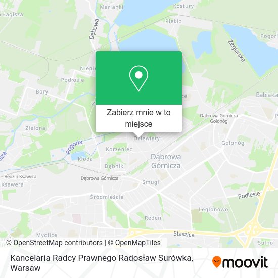 Mapa Kancelaria Radcy Prawnego Radosław Surówka