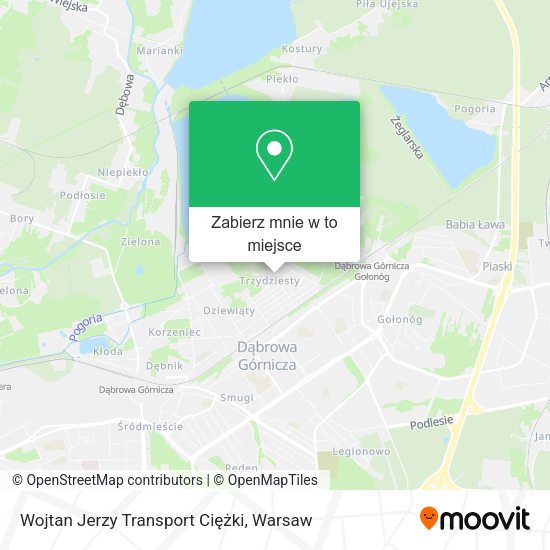 Mapa Wojtan Jerzy Transport Ciężki