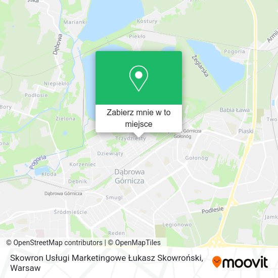 Mapa Skowron Usługi Marketingowe Łukasz Skowroński