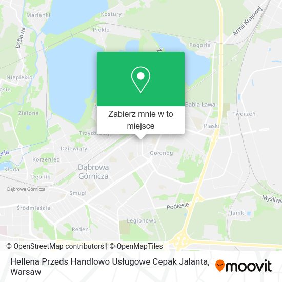 Mapa Hellena Przeds Handlowo Usługowe Cepak Jalanta