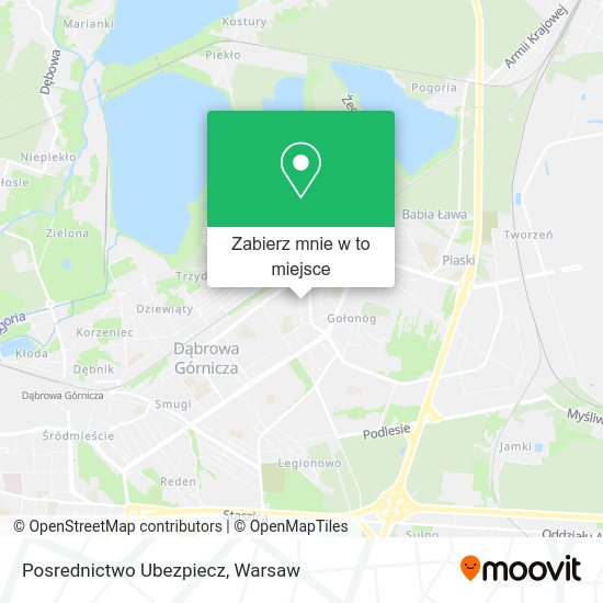 Mapa Posrednictwo Ubezpiecz