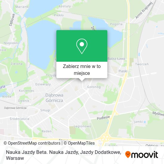 Mapa Nauka Jazdy Beta. Nauka Jazdy, Jazdy Dodatkowe