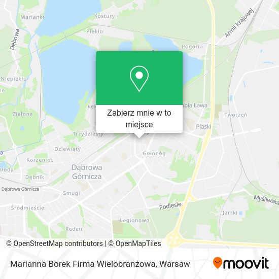 Mapa Marianna Borek Firma Wielobranżowa