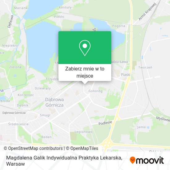 Mapa Magdalena Galik Indywidualna Praktyka Lekarska