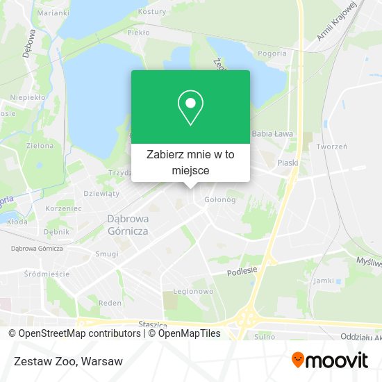 Mapa Zestaw Zoo