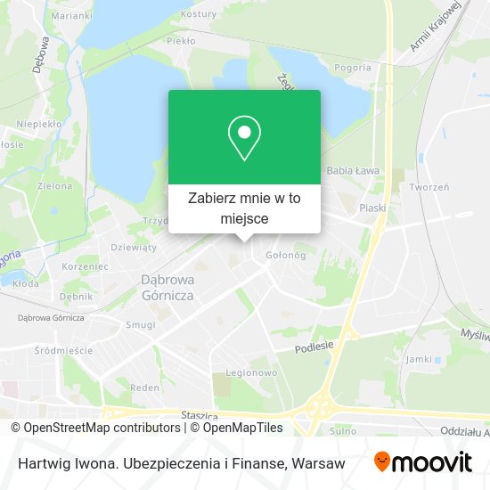 Mapa Hartwig Iwona. Ubezpieczenia i Finanse