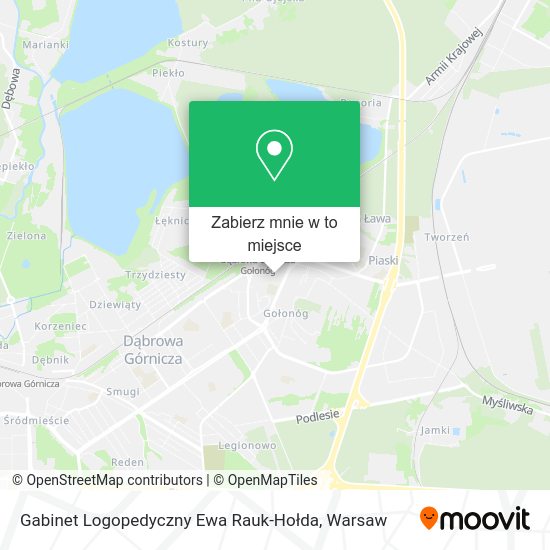 Mapa Gabinet Logopedyczny Ewa Rauk-Hołda