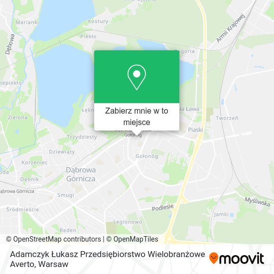 Mapa Adamczyk Łukasz Przedsiębiorstwo Wielobranżowe Averto