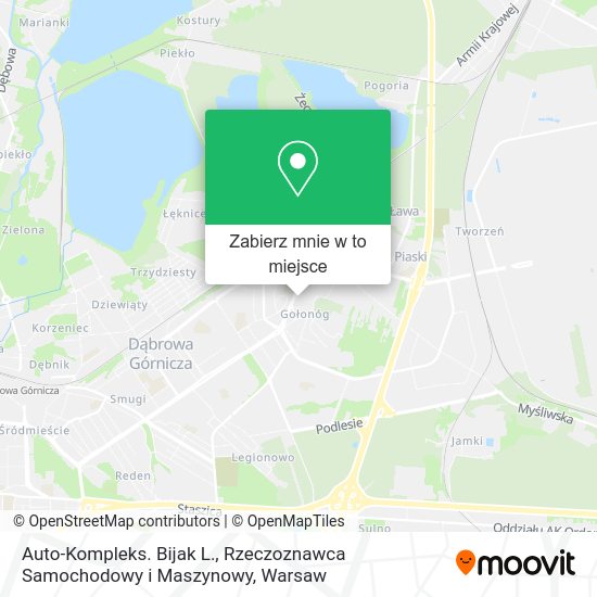 Mapa Auto-Kompleks. Bijak L., Rzeczoznawca Samochodowy i Maszynowy