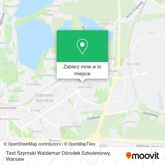 Mapa Test Szymski Waldemar Ośrodek Szkoleniowy