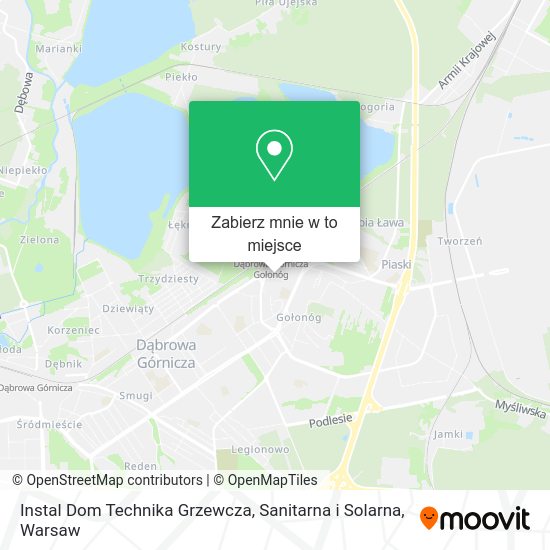 Mapa Instal Dom Technika Grzewcza, Sanitarna i Solarna