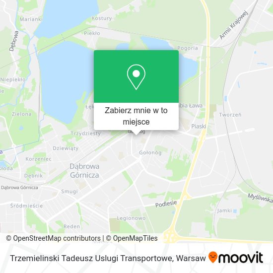 Mapa Trzemielinski Tadeusz Uslugi Transportowe