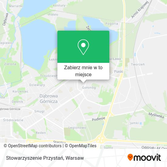 Mapa Stowarzyszenie Przystań