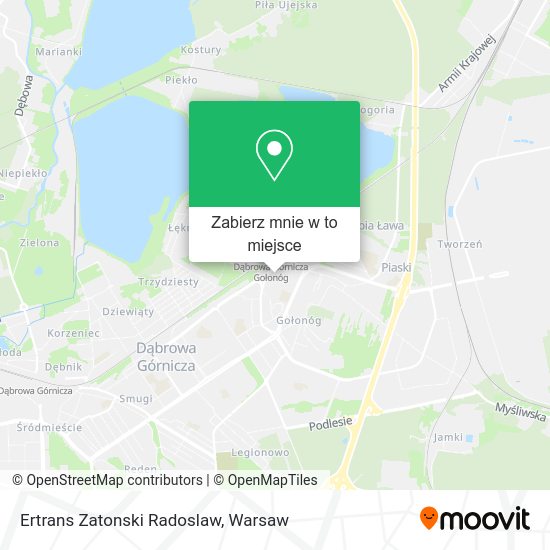 Mapa Ertrans Zatonski Radoslaw