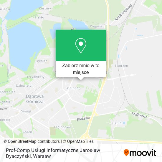 Mapa Prof-Comp Usługi Informatyczne Jarosław Dyaczyński