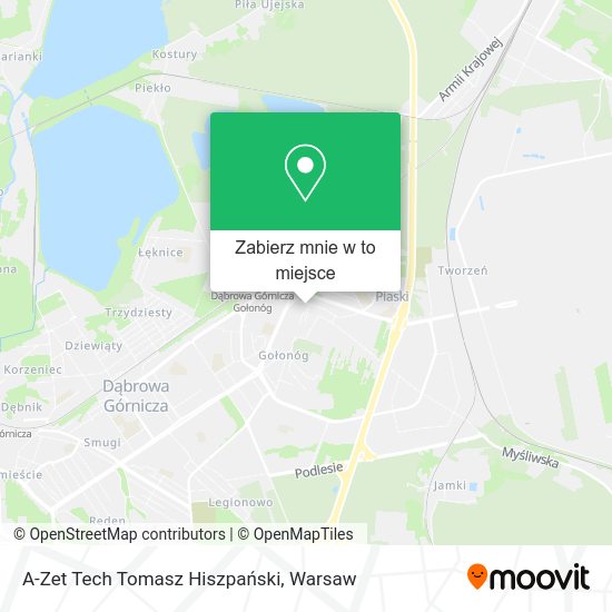 Mapa A-Zet Tech Tomasz Hiszpański