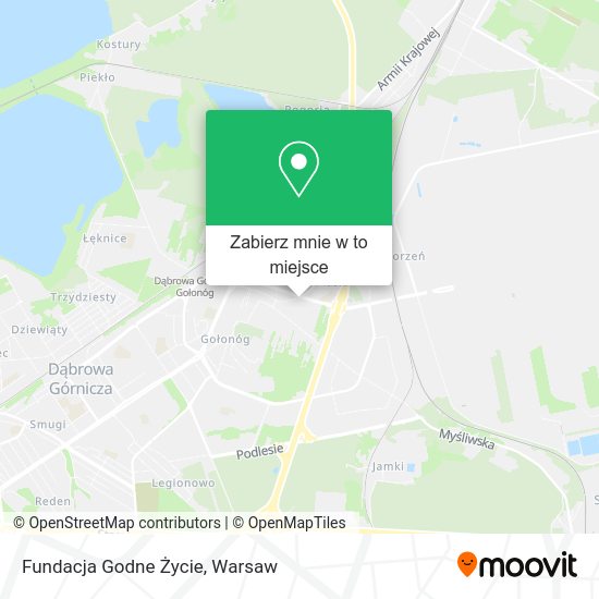 Mapa Fundacja Godne Życie