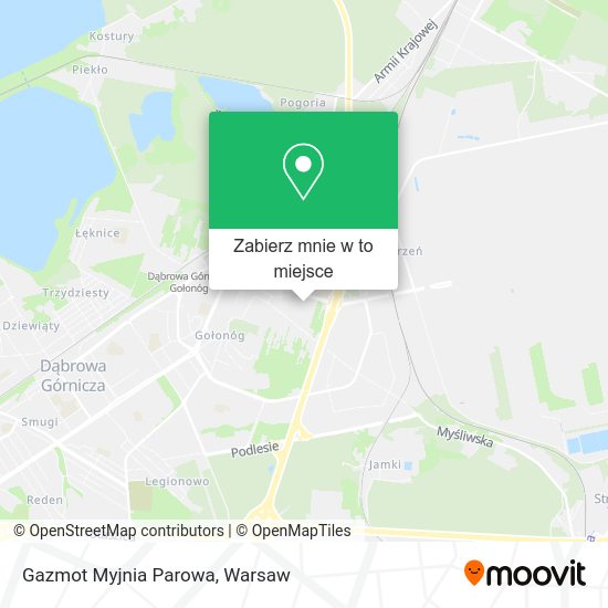 Mapa Gazmot Myjnia Parowa