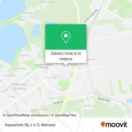 Mapa Aquastore Sp z o O