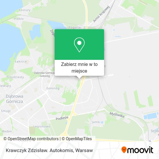 Mapa Krawczyk Zdzisław. Autokomis